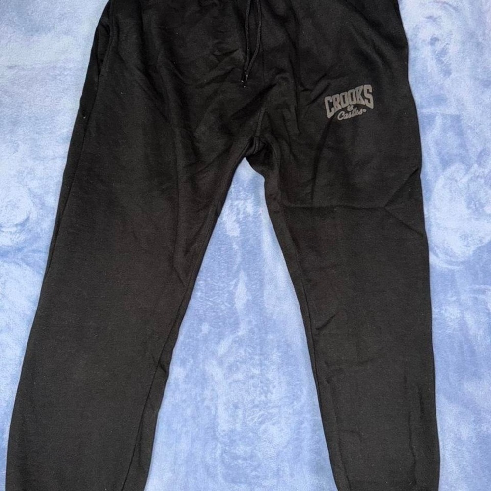 Crooks‎ & Castles black joggers men Size XXL